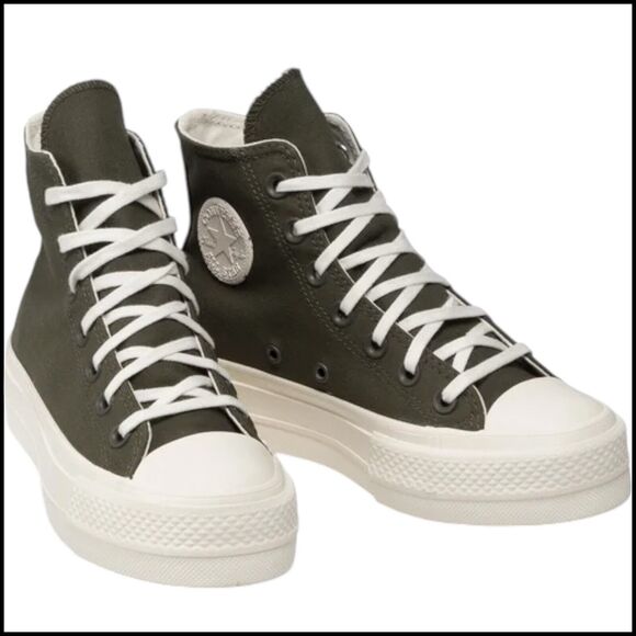 Converse Shoes Women Size 10 Chuck Taylor All Star Platform High Hybrid Cargo - Picture 5 of 7